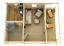 Buiten sauna / saunahuis Freihut incl. vloer - 70 mm blokhut profielplanken, vloeropp: 23,9 m², zadeldak