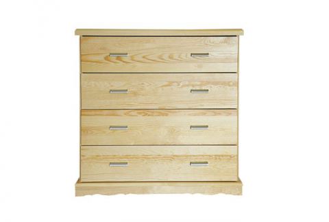 dressoir / sideboard kast massief grenen natuur Buteo 09 - Afmetingen 106 x 100 x 40 cm (H x B x D)