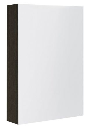 Badkamer - spiegelkast Nadiad 34, kleur: zwart eiken - 70 x 46 x 14 cm (H x B x D)