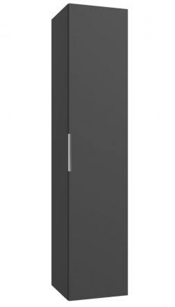 Badkamer - Kolomkast Ongole 23, kleur: grafiet - Afmetingen: 160 x 35 x 35 cm (H x B x D)