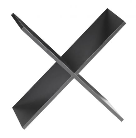 Inzetstuk voor open kasten van de Marincho-serie, kleur: zwart - Afmetingen: 48 x 48 x 29 cm (H x B x D)