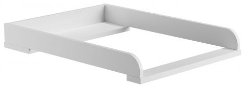 aankleed unit Rilind, kleur: wit - Afmetingen: 11 x 59 x 78 cm (H x B x D)