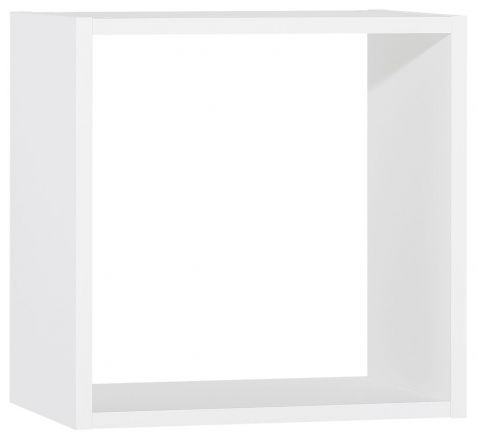 kinderkamer / tienerkamer - wandplank / hangrek Marincho 97, kleur: wit - afmetingen: 53 x 53 x 32 cm (h x b x d)