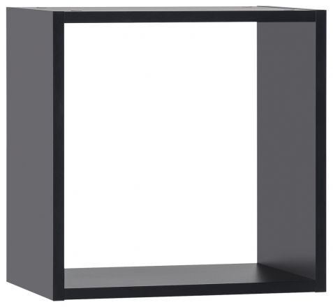 kinderkamer / tienerkamer - wandkubus / hangrek Marincho 98, kleur: zwart - afmetingen: 53 x 53 x 32 cm (h x b x d)