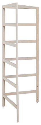 Ladder voor jeugdbed Skalle, massief grenen,, massief natuurlijk - afmetingen: 190 x 98 x 69 cm (H x B x D)