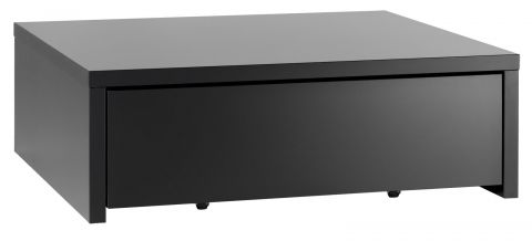 Jeugdkamer / tienerkamer - Lowboard kast Marincho 21, kleur: zwart - Afmetingen: 35 x 107 x 95 cm (H x B x D)