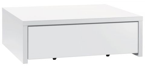 Jeugdkamer / tienerkamer - Lowboard kast Marincho 22, kleur: wit - Afmetingen: 35 x 107 x 95 cm (H x B x D)