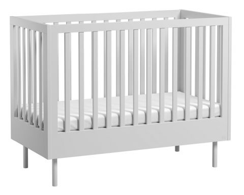 Babybed Airin 01, kleur: wit - Ligvlak: 60 x 120 cm (B x L)