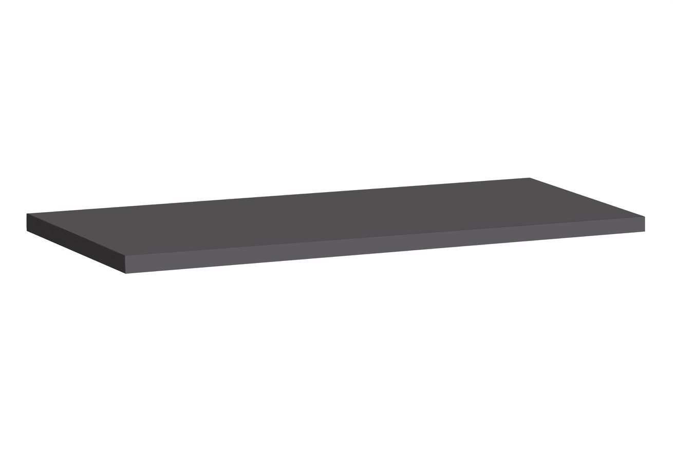 Wandplank Fardalen 43, kleur: grijs - Afmetingen: 1,8 x 60 x 20 cm (H x B x D)