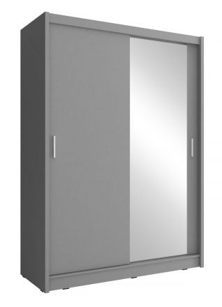Kledingkast met voldoende opbergruimte Warbreck 13, kleur: grijs - afmetingen: 200 x 150 x 62 cm (H x B x D), met vijf vakken