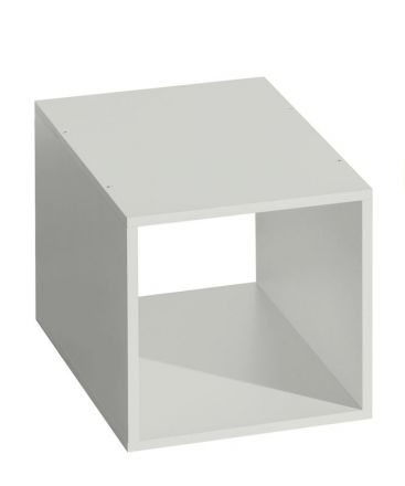 Compartiment klein Jakob, kleur: grijs - 37 x 37 x 42 cm (H x B x D)