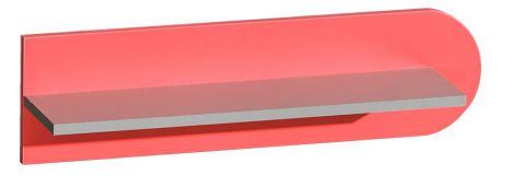 Jeugdkamer / tienerkamer - hangplank / wandplank Klemens 10, kleur: roze / grijs - afmetingen: 19 x 70 x 17 cm (h x b x d)