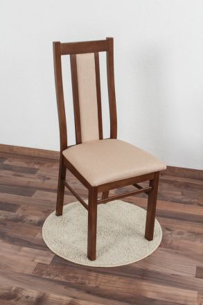 Sentis 23 stoel, kleur: donkerbruin / beige Stoffering - 100 x 42 x 41 cm (H x B x D)