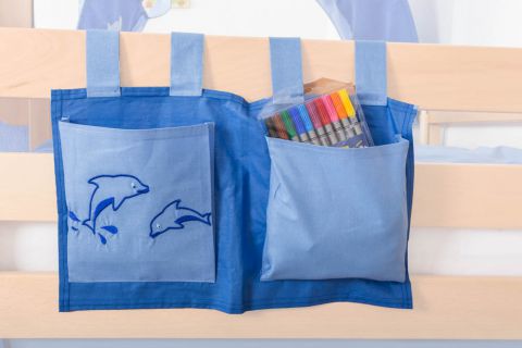 Motief - Stoffen tas - Kleur: Dolfijn