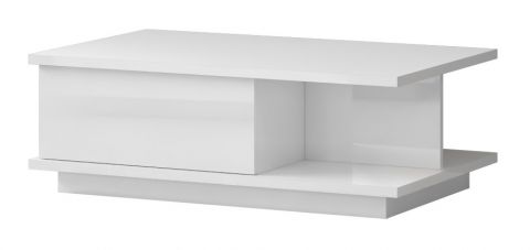 Salontafel Garim 44, kleur: wit hoogglans - 104 x 65 x 36 cm (L x D x H)