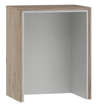 Uitbreiding voor bureau Cianjur, kleur: eik / wit - afmetingen: 77 x 60 x 45 cm (H x B x D)