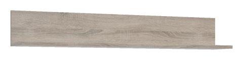 Hangplank / wandrek Selun 08, kleur: truffel eiken - 20 x 130 x 19 cm (h x b x d)