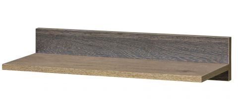 hangrek / wandplank Sichling 08, kleur: bruin eiken - Afmetingen: 12 x 60 x 20 cm (h x b x d)