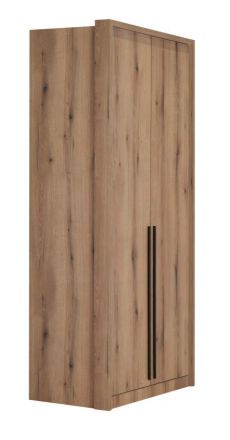 Draaideurkast / kledingkast Cerdanyola 03, kleur: eiken - afmetingen: 216 x 100 x 56 cm (H x B x D)