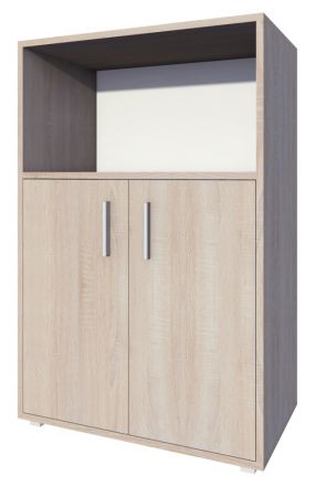 Lowboard kast/  ladekast Garut 13 ladekast, kleur: Sonoma eiken - Afmetingen: 118 x 80 x 40 cm (H x B x D)