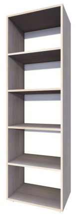 Open kast / boekenkast Garut 20, kleur: Sonoma eiken - afmetingen: 194 x 60 x 40 cm (H x B x D)