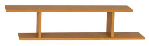 wandrek / hangplank Grogol 07, kleur: elzen - afmetingen: 24 x 90 x 20 cm (H x B x D)