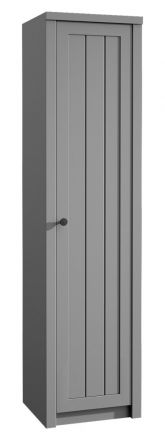 Kast Segnas 07, kleur: grijs - 198 x 50 x 43 cm (h x b x d)