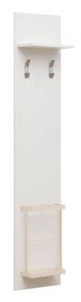  garderobe / kapstok Sabadell 05, kleur: wit - 199 x 40 x 31 cm (h x b x d)