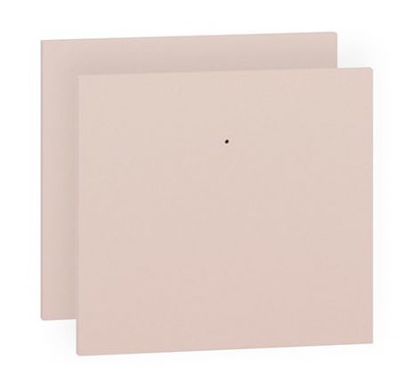 Ladefront Egvad, set van 2, kleur: poederroze - Afmetingen: 34 x 37 x 2 cm (H x B x D)