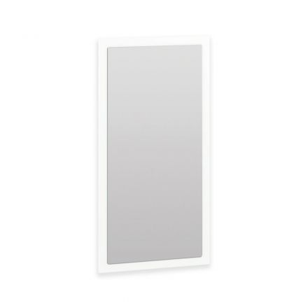 Spiegel Xalapa 07, kleur: wit - Afmetingen: 92 x 46 x 2 cm (H x B x D)