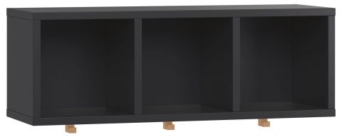 wandrek / hangrek, kleur: zwart - Afmetingen: 35 x 90 x 30 cm (H x B x D)