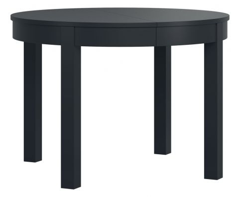 Uitschuifbare eettafel, kleur: zwart - Afmetingen: 110 - 210 x 110 cm (L x D)