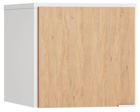 opzetkast voor eendeurskast Arbolita 38, kleur: wit / eiken - Afmetingen: 45 x 47 x 57 cm (H x B x D)