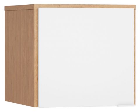 opzetkast voor eendeurskast Arbolita 16, kleur: eiken / wit - Afmetingen: 45 x 47 x 57 cm (H x B x D)