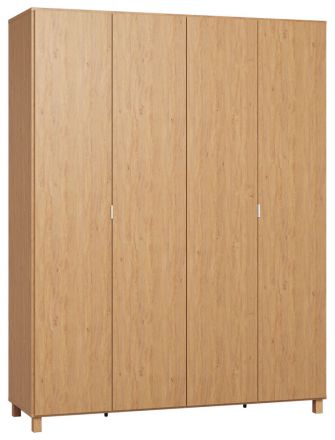 kledingkast Averias 15, kleur: eik - Afmetingen: 239 x 185 x 57 cm (H x B x D)