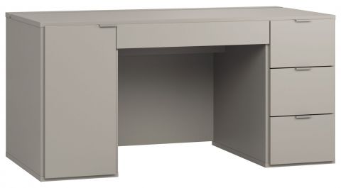 Bureau Bentos 02, kleur: grijs - Afmetingen: 70 x 140 x 67 cm (H x B x D)