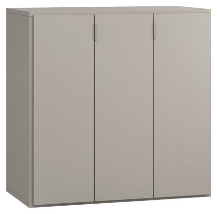 Bentos 06 ladekast / dressoir, kleur: grijs - afmetingen: 92 x 90 x 47 cm (h x b x d)