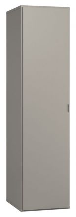 Draaideurkast / kledingkast Bentos 12, kleur: grijs - afmetingen: 187 x 47 x 57 cm (H x B x D)