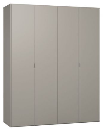 Draaideurkast / kledingkast Bentos 15, kleur: grijs - Afmetingen: 232 x 185 x 57 cm (H x B x D)