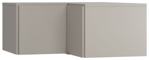 opzetkast voor hoekkledingkast Bentos 14, kleur: grijs - Afmetingen: 45 x 102 x 104 cm (H x B x D)