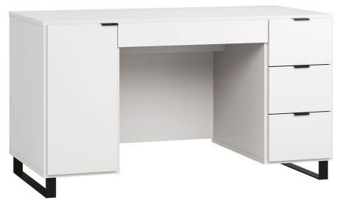 Bureau Chiflero 27, kleur: wit - Afmetingen: 78 x 140 x 67 cm (H x B x D)