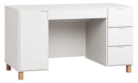 Bureau Invernada 02, kleur: wit - Afmetingen: 78 x 140 x 67 cm (H x B x D)