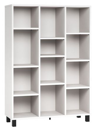 open kast / boekenkast Pantanoso 24, kleur: wit - Afmetingen: 158 x 112 x 38 cm (H x B x D)