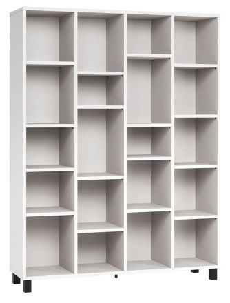 open kast / boekenkast Pantanoso 25, kleur: wit - Afmetingen: 195 x 149 x 38 cm (H x B x D)