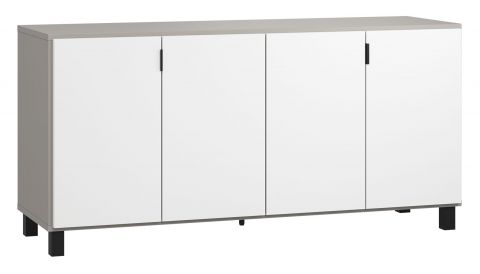 Sideboard /dressoir Pantanoso 29, kleur: grijs / wit - afmetingen: 78 x 160 x 47 cm (h x b x d)