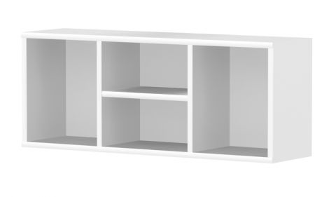 Wandplank / hangrek 32, kleur: wit - Afmetingen: 37 x 94 x 25 cm (H x B x D)