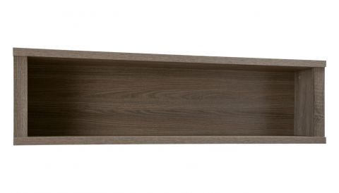 Hangplank / wandrek Selun 17, kleur: truffel eiken - 32 x 130 x 25 cm (h x b x d)
