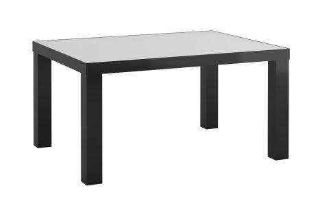 Salontafel 6 zwart/wit - Afmetingen: 115 x 51 x 65 cm (L x H x D)