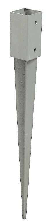 Paalhouder / paalpunt houder, gegalvaniseerd - Afmetingen: 7 x 7 cm