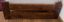 eenpersoonsbed / logeerbed massief grenenhout kleur walnoten A7, incl. lattenbodem - afmetingen: 90 x 200 cm